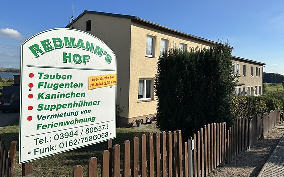 Außenansicht Ferienwohnung Redmanns Hof Zollchow, Foto: Alena Lampe