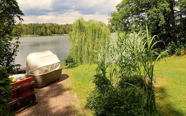 Landhaus Himmelpfort am See - Blick auf den Haussee, Foto: Uwe Halling, Lizenz: Landhaus Himmelpfort OHG