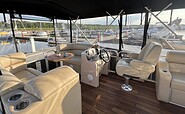 Licence-free pontoon boat &quot;STAR Cruiser&quot;, Foto: Bootcharter Lausitz, Lizenz: Bootcharter Lausitz