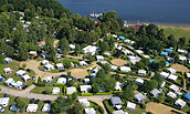 Luftbild Komfortcamping Senftenberger See, Foto: Mario Hambsch, Lizenz: Zweckverband Lausitzer Seenland Brandenburg