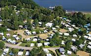 Luftbild Komfortcamping Senftenberger See, Foto: Mario Hambsch, Lizenz: Zweckverband Lausitzer Seenland Brandenburg