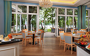 INSELHOTEL Potsdam Frühstücksraum mit Seeblick