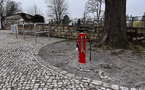 Repair column Rüdersdorf, Foto: Michelle Geigenmüller, Lizenz:  Gemeinde Rüdersdorf bei Berlin