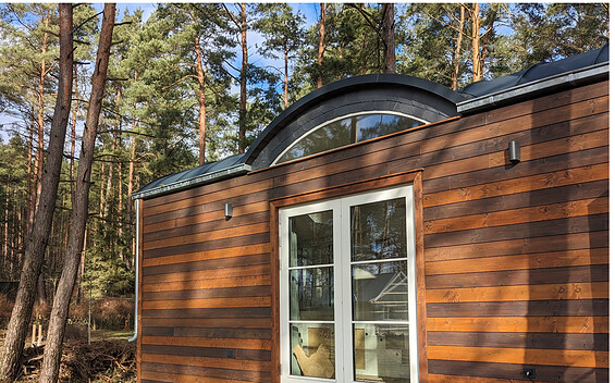 Tiny Haus - Der Holz-Hannes, Foto: Norman Siehl, Lizenz: Tourismusverband Dahme-Seenland e.V.