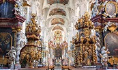 The inside of the Catholic collegiate church of St. Marien in the Neuzelle monastery, Foto: Florian Läufer, Lizenz: Seenland Oder-Spree
