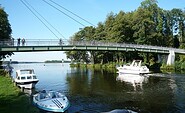 Fahrradbrücke über die Dahme bei Dolgenbrodt, Foto: Dana Klaus, Lizenz: Tourismusverband Dahme-Seenland e.V.