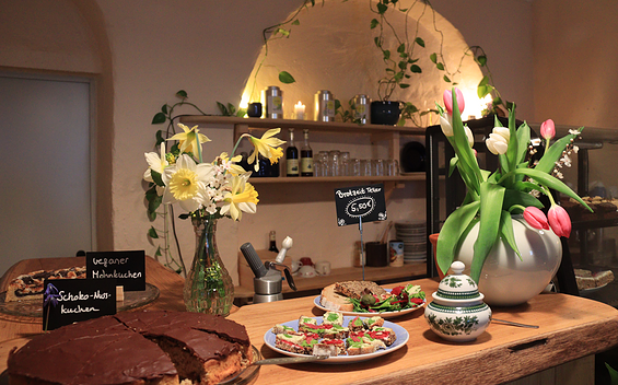 Im Café Apfel, Foto: Bansen-Wittig