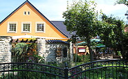 Restaurant and café “Am Kleistpark” from the outside, Foto: Sandra Ziesig, Lizenz: Seenland Oder-Spree e. V.