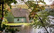 Fischerhütte Schlaubetal-Wanderweg, Foto: Florian Läufer, Lizenz: Seenland Oder-Spree