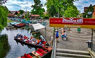 Kahnabfahrt Spreehafen, Foto: Tino Meier, Lizenz: Spreehafen Burg