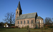 Kirche Prieros, Foto: Günter Schönfeld, Lizenz: Tourismusverband Dahme-Seenland e.V.