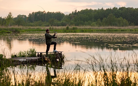 Sonnenuntergang, Foto: Florian Läufer, Lizenz: Seenland Oder Spree