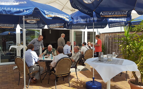 Terrasse am City Hotel Cottbus, Foto: Torsten Linke, Lizenz: City Hotel Cottbus