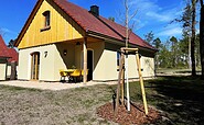 Beispiel Ferienhaus Meisterstube mit Terrasse, Foto: Ulrike Haselbauer, Lizenz: Tourismusverband Lausitzer Seenland e.V.