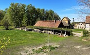 Blick aus dem Schlafzimmer, Foto: Ulrike Haselbauer, Lizenz: Tourismusverband Lausitzer Seenland e.V.