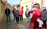 Cornelia Schnippa also offers guided tours of Hoyerswerda in costume as the Imperial Princess of Teschen, Foto: Mandy Fürst, Lizenz: LAUSITZleben