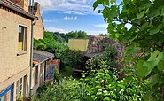 Blick vom Balkon,  Haus an der Stadtmauer, Lychen, Foto: Martina Busch, Lizenz: Martina Busch