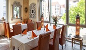 Restaurant "Nirwana" im Zentrum von Frankfurt (Oder), Foto: Anastasiia Kalko, Lizenz: Deutsch-Polnische Tourist-Information Frankfurt (Oder)