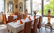 Restaurant “Nirwana” in the center of Frankfurt (Oder), Foto: Anastasiia Kalko, Lizenz: Deutsch-Polnische Tourist-Information Frankfurt (Oder)