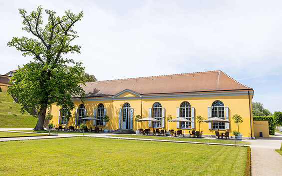 Orangerie im Barockgarten des Kloster Neuzelle, Foto: Marian Kämpfe, Lizenz: Kämpfe Events