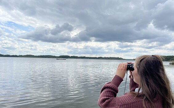 Birdwatching an der Groß Schauener Seenkette, Foto: Jennifer Ehm, Lizenz: Seenand Oder-Spree