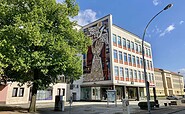 Bauwerk in der Lindenallee Eisenhüttenstadt, Foto: Steffen Lehmann, Lizenz: TMB-Fotoarchiv