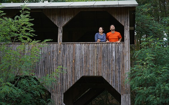 Lookout tower on the coal railway line, Foto: LKEE_Andreas Franke, Lizenz: LKEE_Andreas Franke