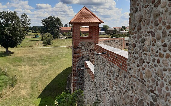 Burg Lindau, Mauer, Foto: Stadt Zerbst/Anhalt