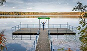 Steg am Großen Glubigsee im Herbst, Foto: Florian Läufer, Lizenz: Seenland Oder-Spree