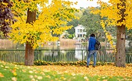 Herbstwanderung entlang des kleinen Glubigsee, Foto: Florian Läufer, Lizenz: Seenland Oder-Spree