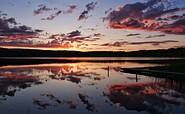 Sonnenuntergang am Glubigsee, Foto: Angelika Laslo, Lizenz: Seenland Oder-Spree