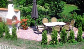 Courtyard seating area, Foto: Herr Dumuschat, Lizenz: Zimmervermietung Zum roten Hahn