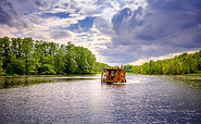 Auf dem Wasser , Foto: André Wirsig, Lizenz: Floßverleih TreibGuT