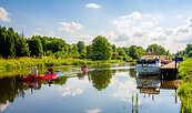 Kanu am Marina Park Eberswalde, Foto: Torsten Stapel, Lizenz: Zweckverband Region Finowkanal