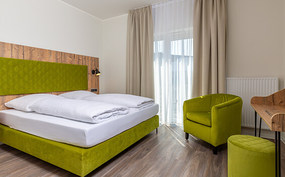 Doppelzimmer im Hotel "Fuchsbau", Foto: K. Heigl, Lizenz: Hotel Fuchbau