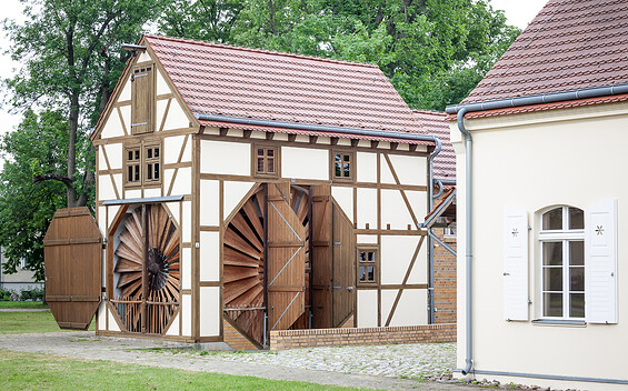 Scheunenwindmühle Saalow, Foto: J.Marzecki, Lizenz: Tourismusverband Fläming e.V.
