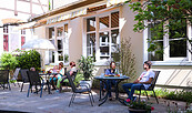 Terrasse Gästehaus Friedensau, Foto: Daniel Roßbach