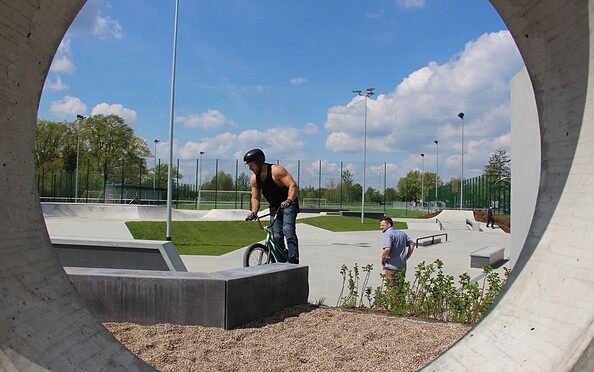 Kletter- &amp; Skatepark Bernau, Foto: Linda Standhardt, Lizenz: Stadt Bernau bei Berlin
