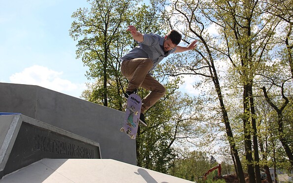 Kletter- &amp; Skatepark Bernau, Foto: Linda Standhardt, Lizenz: Stadt Bernau bei Berlin