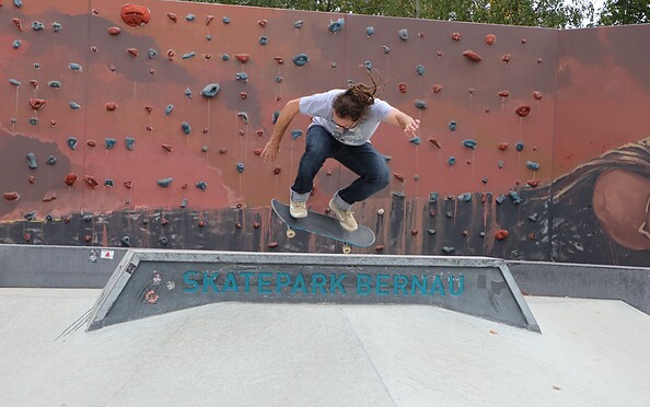 Kletter- &amp; Skatepark Bernau, Foto: Linda Standhardt, Lizenz: Stadt Bernau bei Berlin