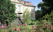 Gartenansicht Schloss Stülpe, Foto: Katja Benke