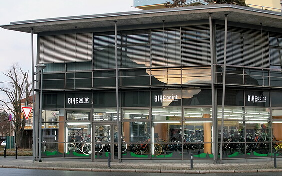 BIKEpoint Exterior view, Foto: Heidi Mischke, Lizenz: BIKEpoint Wiesner