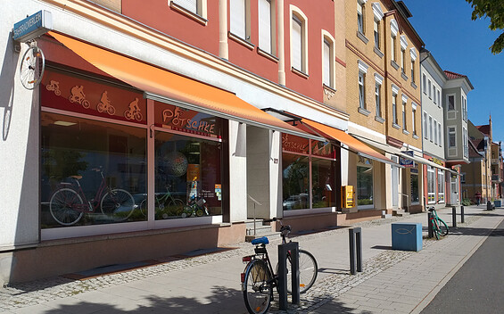 Pötschke bicycle store in Senftenberg, Foto: Tourismusverband Lausitzer Seenland e. V.