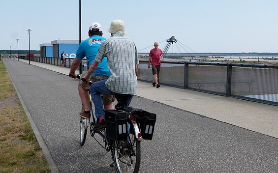 Tandem at the IBA Terraces in Großräschen