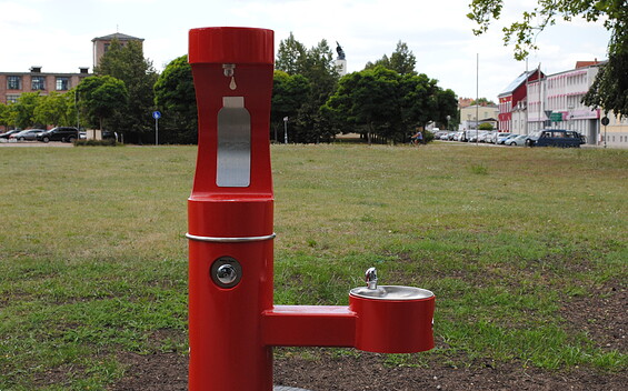 Public water dispenser in Guben