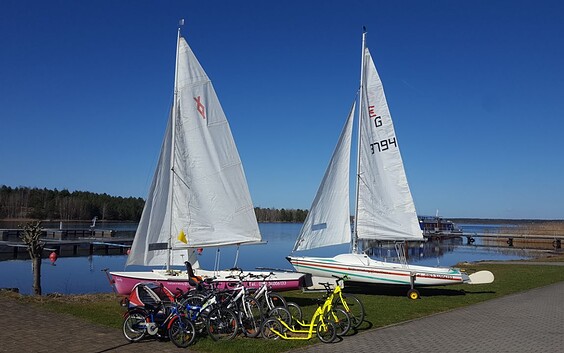 expeditours Bicycle Rental at Hafencamp Großkoschen