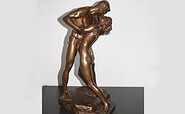 Bronze cast of the reunion, sculptor Ferdinand Lepcke, Foto: Kunstgussmuseum Lauchhammer, Lizenz: Kunstgussmuseum Lauchhammer