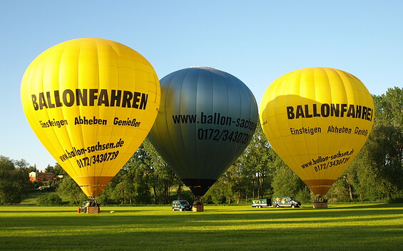 Start of Balloon Saxony, Foto: Großmann, Jens, Lizenz: Ballon-Sachsen GmbH