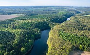 Luftaufnahme Gramengrund, Tiefensee, Mittelsee, Foto: Christoph Creutzburg