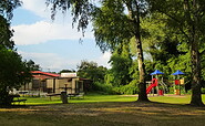 Spielplatz am Badestrand in Gussow, Heidesee, Foto: Juliane Frank, Lizenz: Tourismusverband Dahme-Seenland e.V.